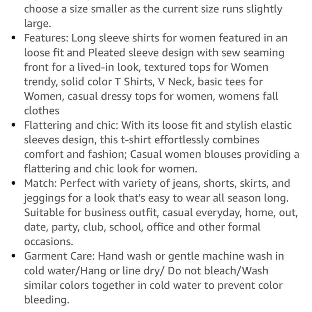 Long sleeve textured Women's Top size large - Picture 6 of 6